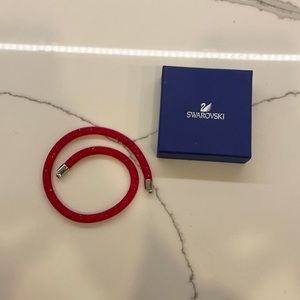 Swavorski Red Shimmer Wrap Bracelet